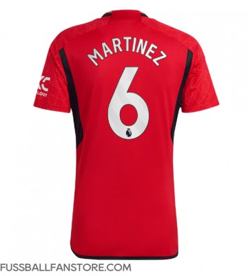 Manchester United Lisandro Martinez #6 Replik Heimtrikot 2023-24 Kurzarm